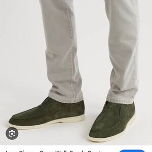 Loro Piana Open Walks 43.5 Like New Dark Green
